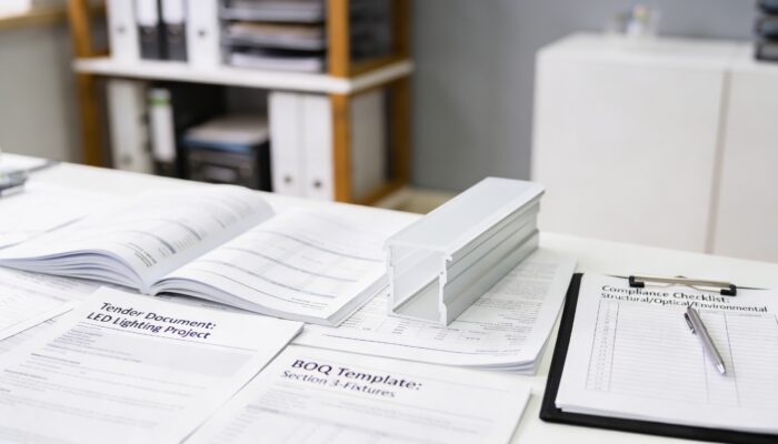 How to specify LED profiles for large-scale commercial lighting