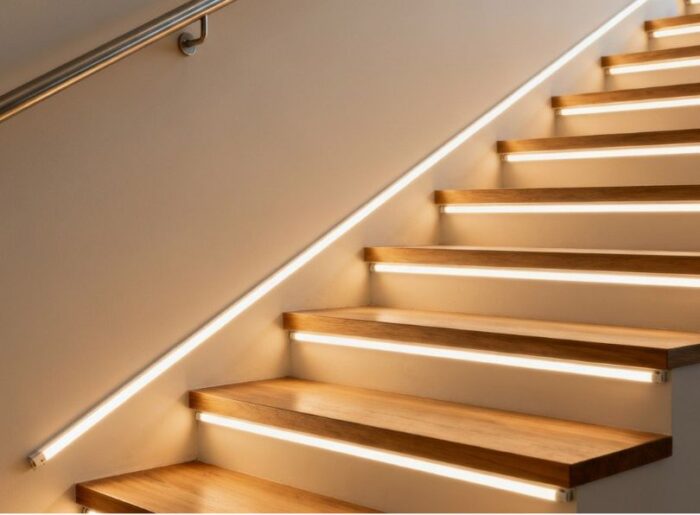 Staircase lighting led guide