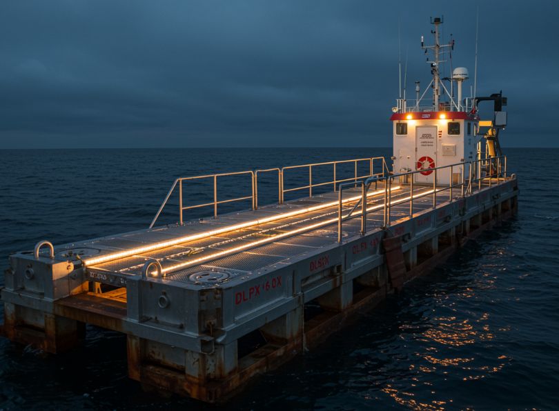 Corrosion resistant profile for coastal applications - meteorological platform