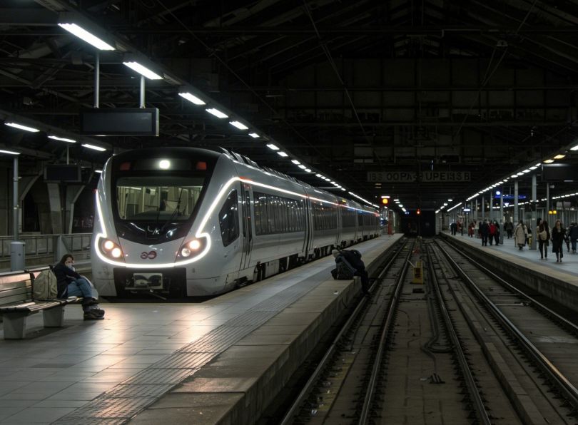 Railway lighting engineering led profiles for trains, stations and tunnels