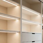 Wardrobe lights, shelf and furniture led profile integration
