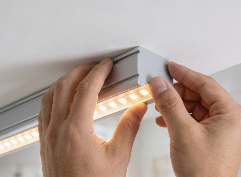 How to cut, join and install aluminium led profiles on site