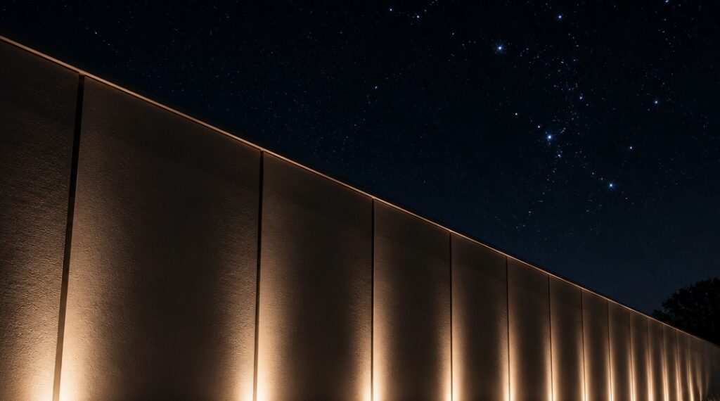 Outdoor led profiles, light pollution and dark-sky compliance