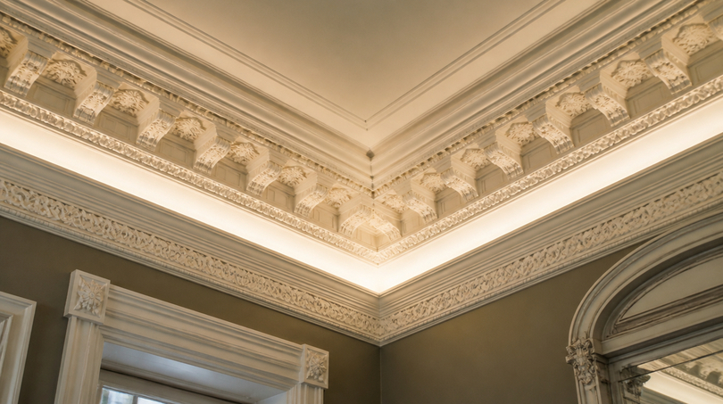 Led coving and cornice profiles: how to create indirect uplighting ...