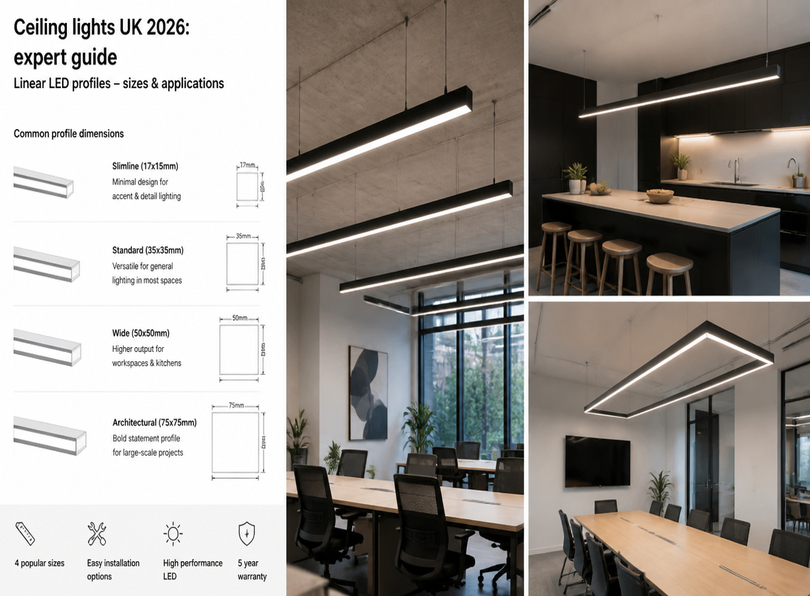 Ceiling lights UK 2026 expert guide