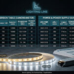 Led conversion table