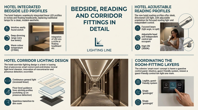 Hospitality lighting design lighting for hotels - coordinating the room