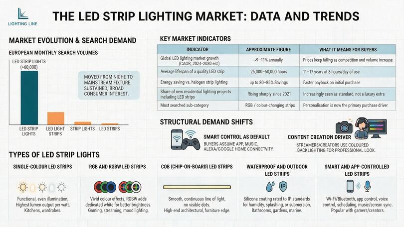 LED strip lights the ultimate professional buying guide 2026 - type of led strip