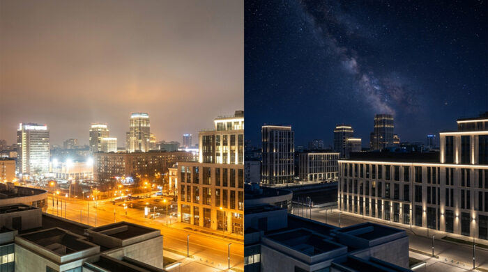 Lighting pollution and LED light
