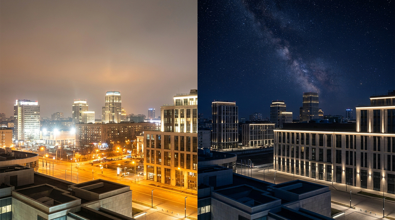 Lighting pollution and LED light