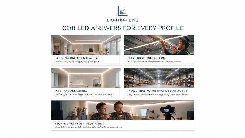 Why choose COB LED for your projects - for evry profile