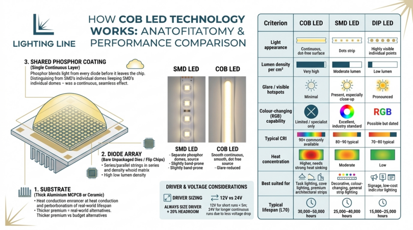 Why choose COB LED for your projects - how work