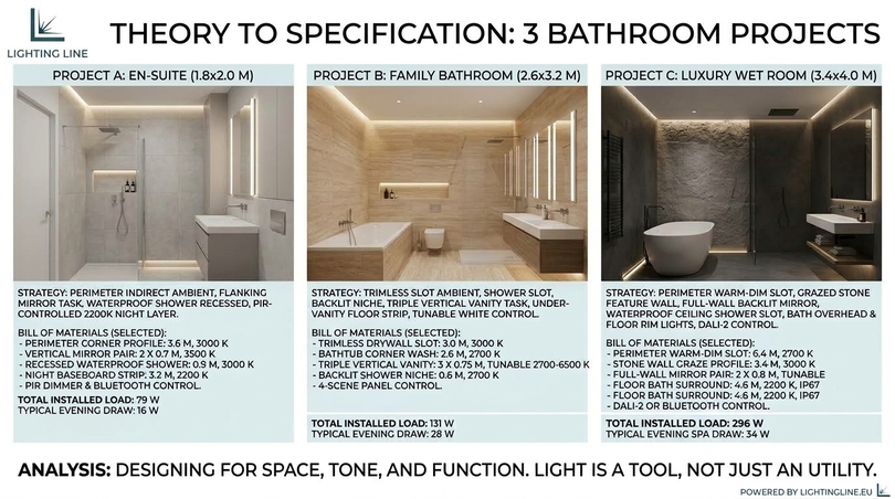 Bathroom lighting - project