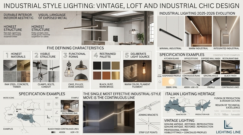 Industrial lighting - Industrial style lighting