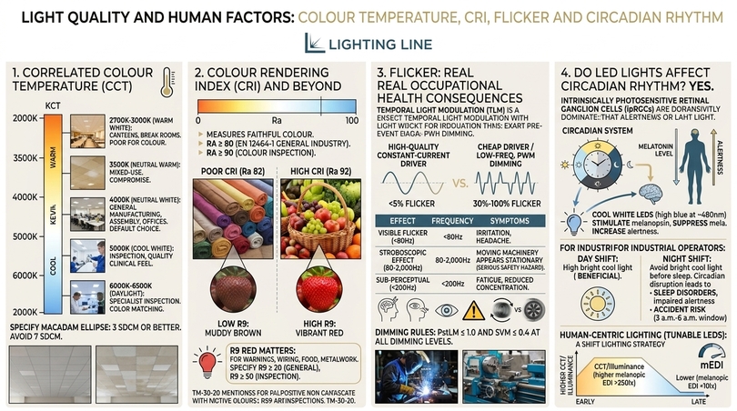 Industrial lighting - Washdown and food processing areas