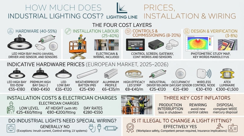 Industrial lighting - cost