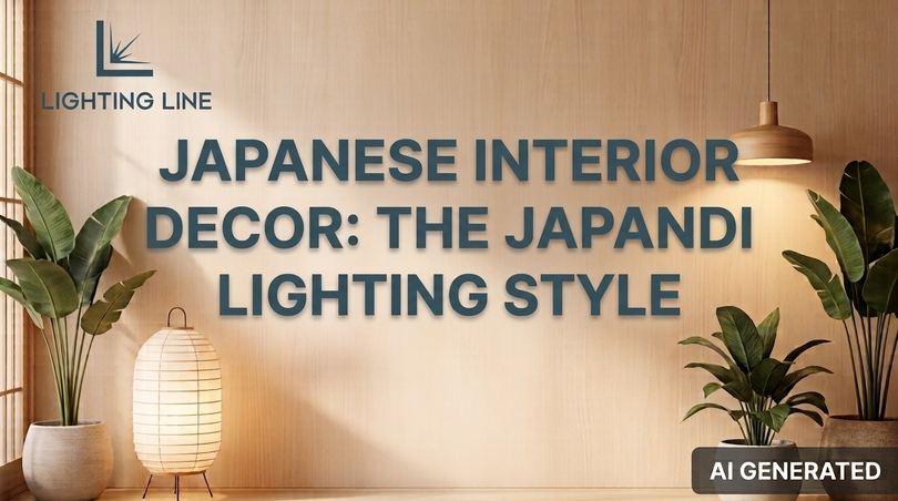 Japanese interior decor the Japandi lighting style -