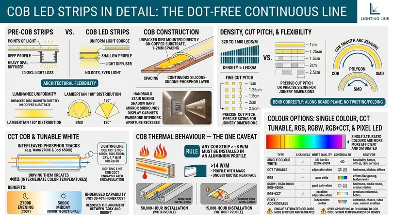 LED light strips every type explained - color options - eng
