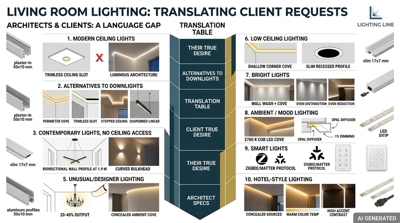 Living room lightings the 2026 architects design guide - living room lighting