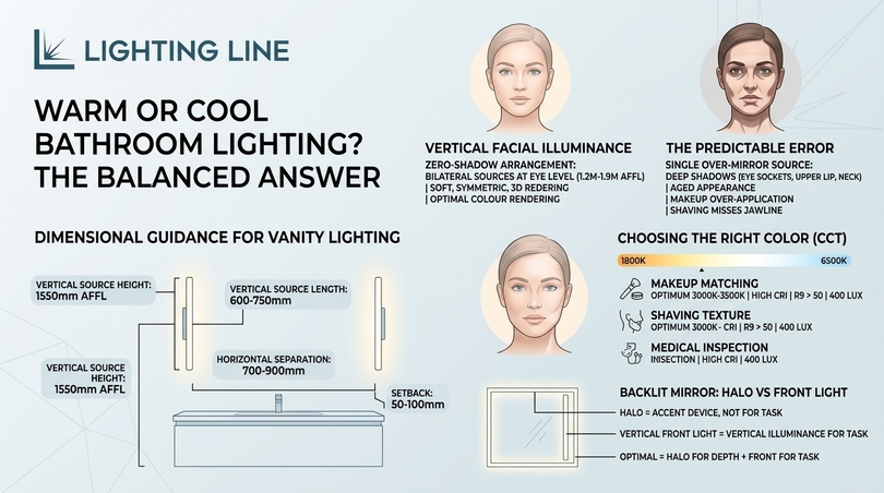 bathroom lighting - lumens lux
