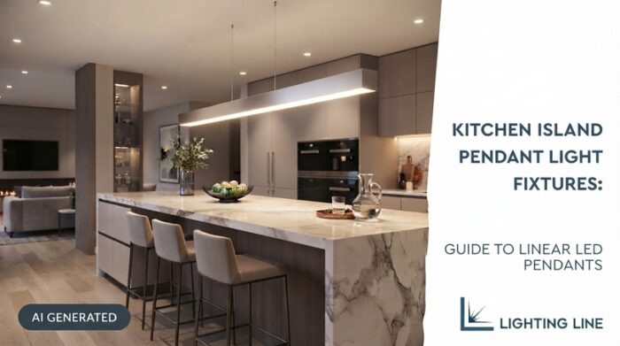 Kitchen island pendant light fixtures guide to linear led pendants