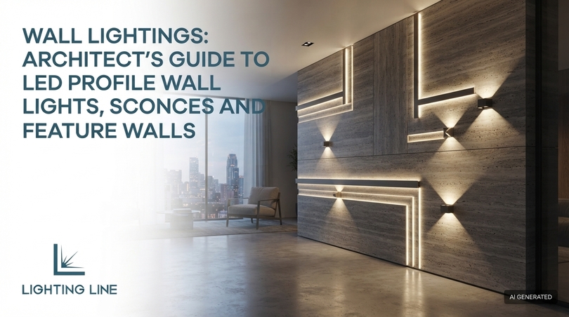 Wall lightings architect's guide to LED profile wall lights